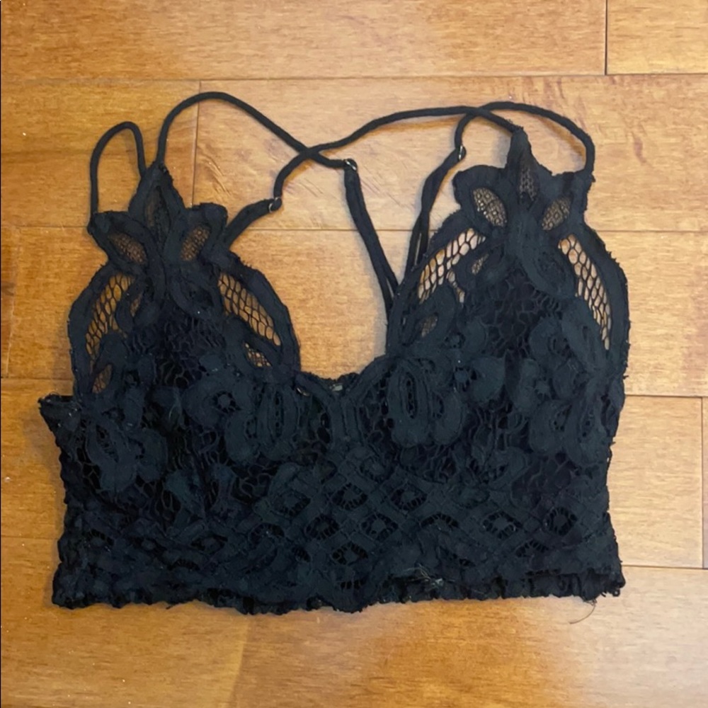 Black Free People Bralette